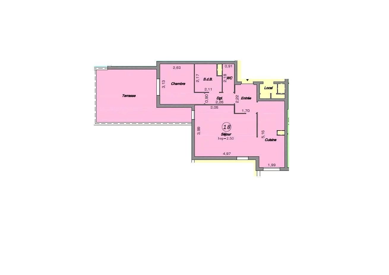 Appartement Nogent-sur-Marne 49.43 m² 2 pièces Appartement Nogent-sur-Marne 49.43 m² 83126059 15