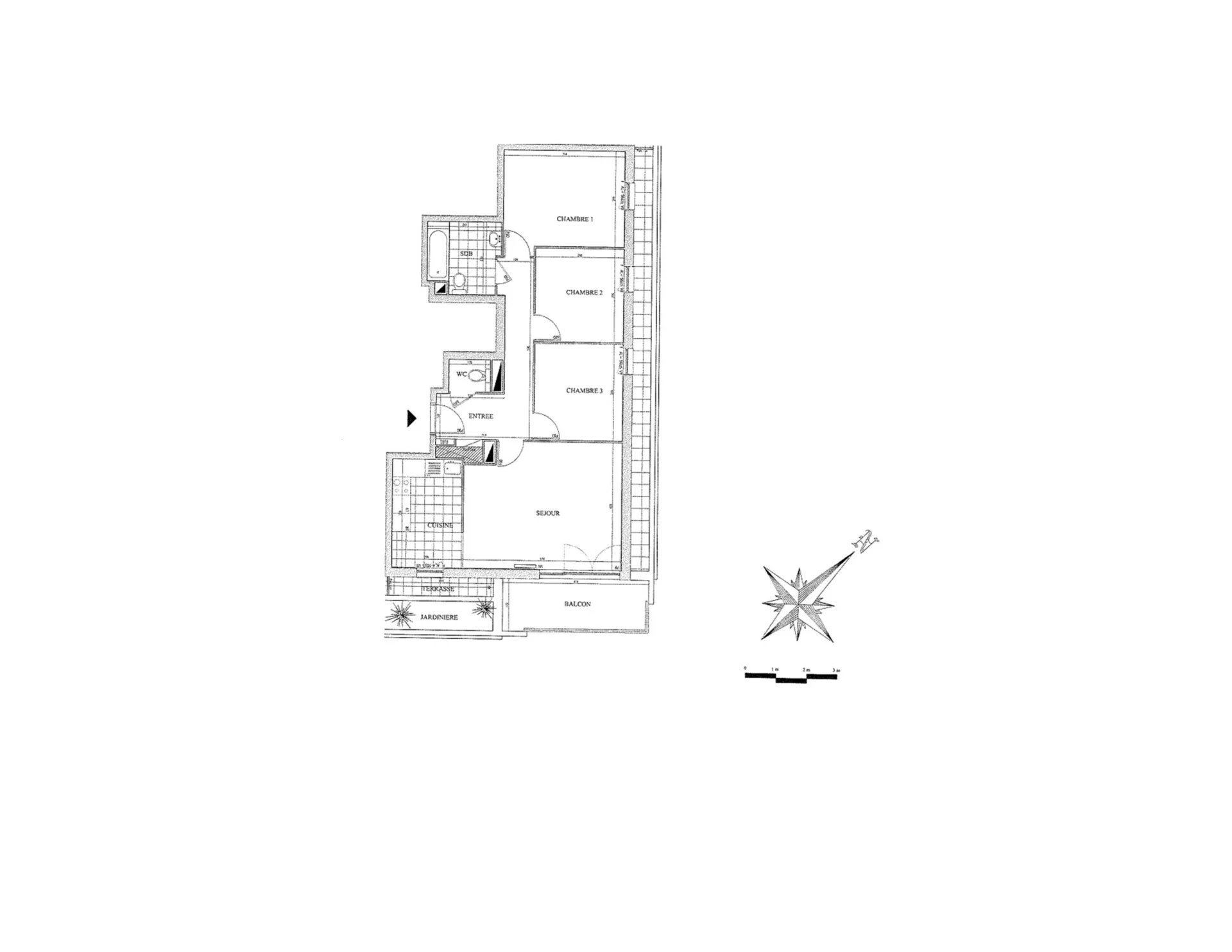 Appartement Cergy 75.95 m² 4 pièces Appartement Cergy 75.95 m² 86387175 5