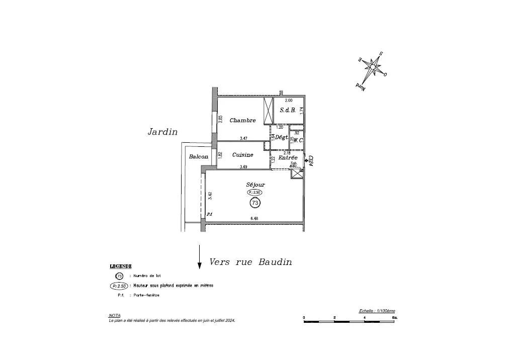Appartement Levallois-Perret 47.60 m² 2 pièces Appartement Levallois-Perret 47.60 m² 86747590 4