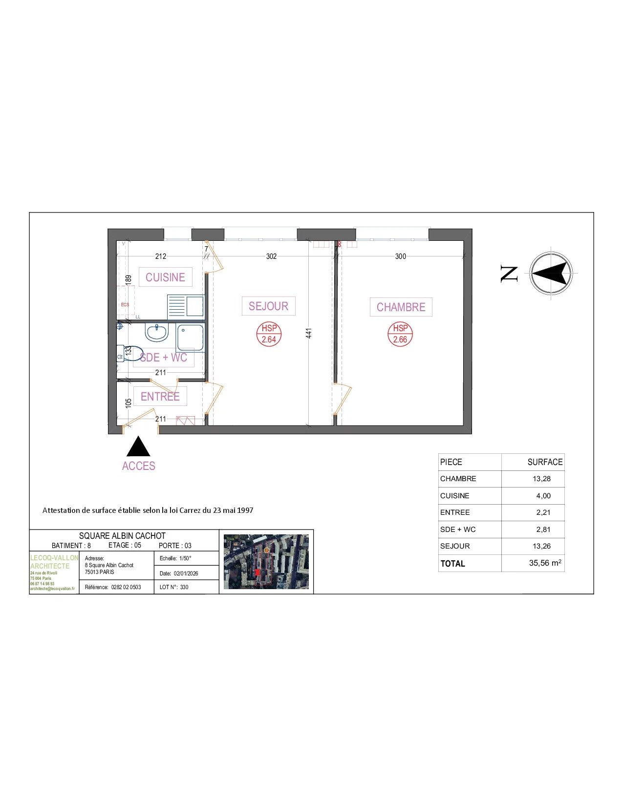 Appartement Paris 13ème 35.56 m² 2 pièces Appartement Paris 13ème 35.56 m² 86876167 9