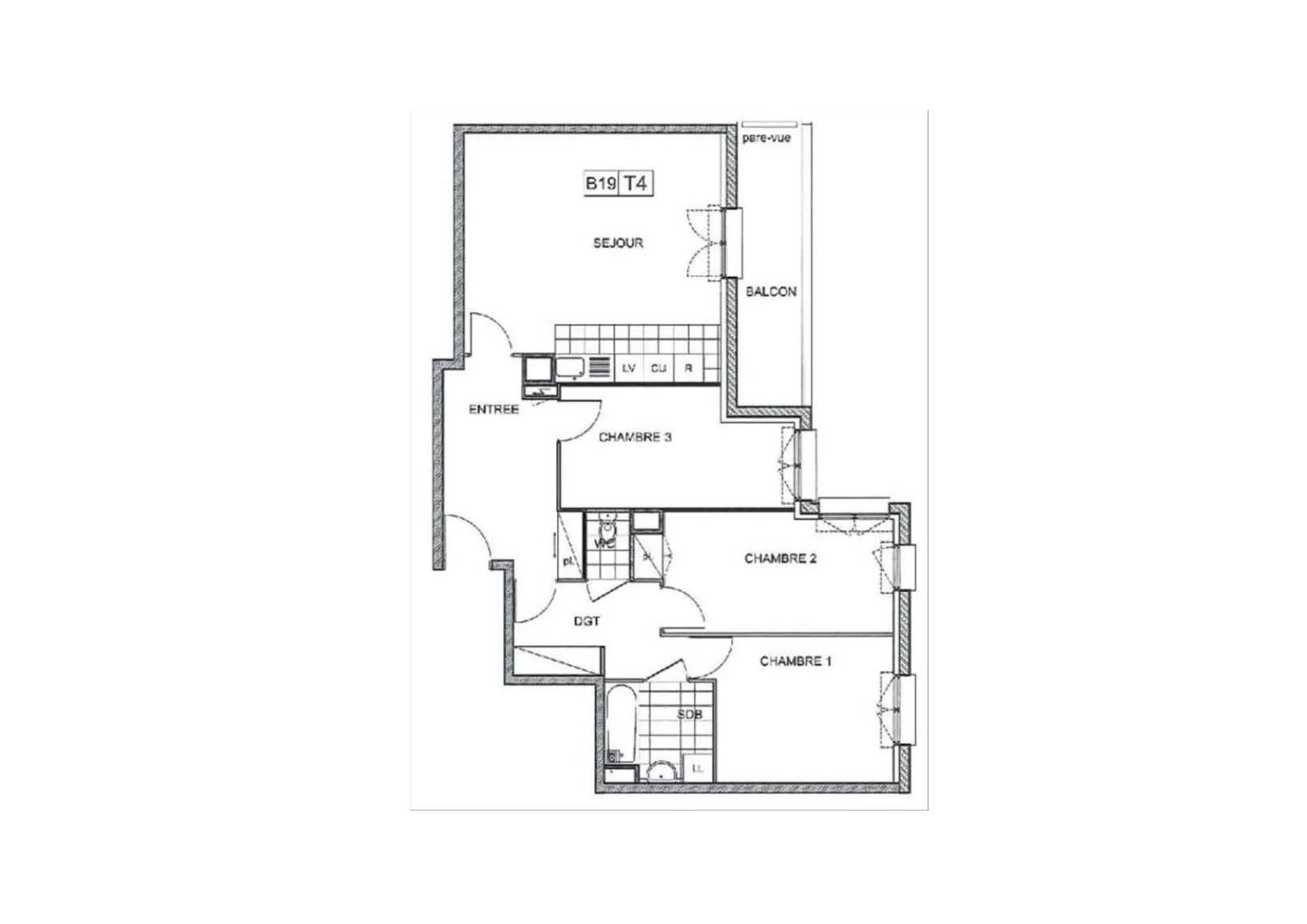 Appartement Herblay-sur-Seine 81.30 m² 4 pièces Appartement Herblay-sur-Seine 81.30 m² 85612594 9