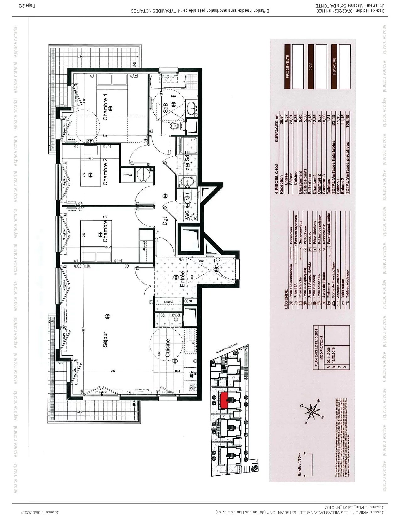 Appartement Antony 82.92 m² 4 pièces Appartement Antony 82.92 m² 86333932 10