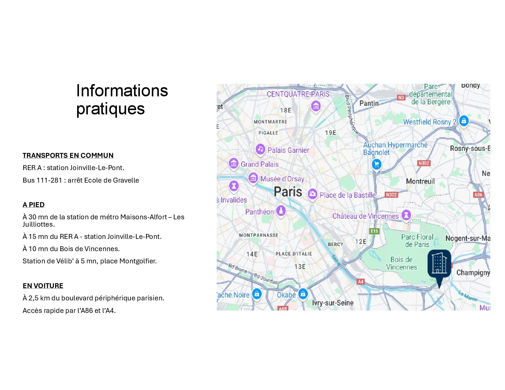 Appartement Saint-Maurice 20.30 m² Appartement Saint-Maurice 20.30 m² 86565196 2